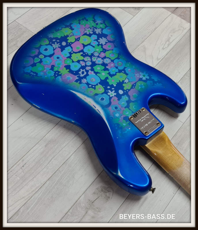 Fender Custom Shop Jazz Bass Relic, Blue Flower, Limited Edition